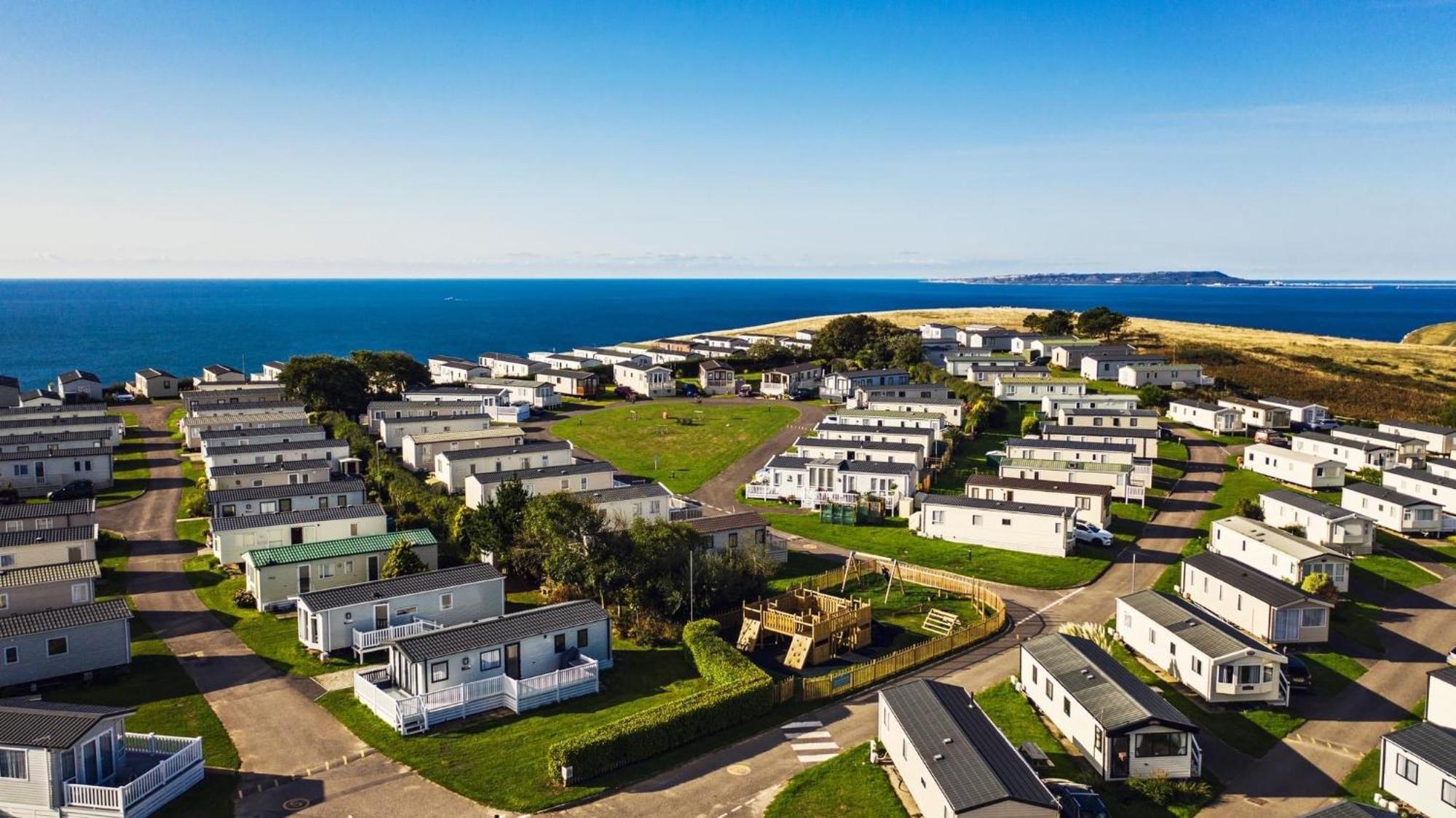 Emma'S Sea View 2-Bedroom Caravan At Durdle Door Near Wareham Dorset Уест Лулуърт Екстериор снимка
